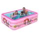 Детский надувной бассейн с пузырьковым дном, детский бассейн для малышей, детский бассейн для игр  ice cream, Розовый