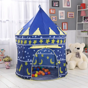 Детская игровая палатка Замок принцессы 135 х 105 см Синий