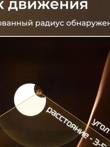 Світильник із датчиком руху AND HA-183