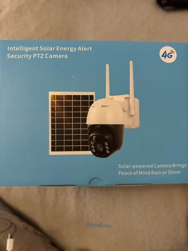 Поворотная погодозащитная солнечная камера безопасности 4G solar cam 1080P