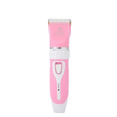 Комплект для стрижки волосся для домашніх тварин Pet Clipper Kit MX-250, Рожевий