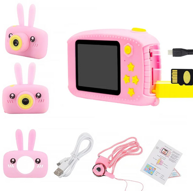 Дитячий фотоапарат Smart Kids Camera цифрова фотокамера, дитяча камера для фото рожевий