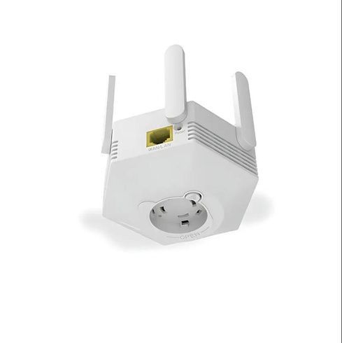 Бездротовий WI-FI роутер репітер AND LV-WR56T, підсилювач маршрутизатор вай фай сигналу в розетку 2,4 G qwr