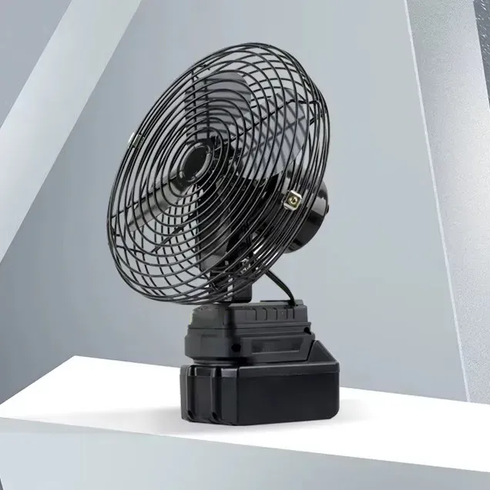 Бездротовий вентилятор з акумулятором 48V / Lithium Electric Fan / Портативний охолоджувач з Li-ion акумулятором