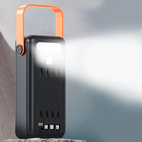 Зовнішній акумулятор / Повербанк YM-636CX 80000mAh / Power Bank SOLAR 4хUSB