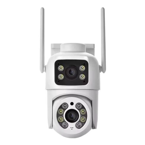 Камера видеонаблюдения 6MP ICESEE поворотная, с двумя объективами A28