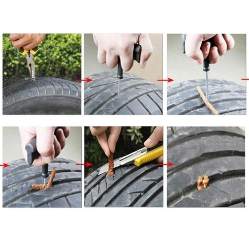 Набір для ремонту проколів безкамерних шин Tekin Tubeless Tire Repair Kit