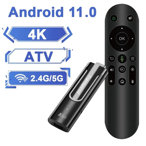 Смарт ТБ консоль Transpeed M98 Y9 Amlogic S905Y4 2/16Gb Android ATV 4K HDR
