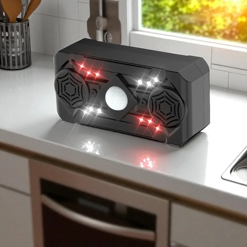 Ультразвуковий репелент від комах Siurn з двома динаміками, USB-живлення, 3 режими, чорний