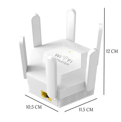 Бездротовий WI-FI роутер репітер AND LV-WR56T, підсилювач маршрутизатор вай фай сигналу в розетку 2,4 G qwr
