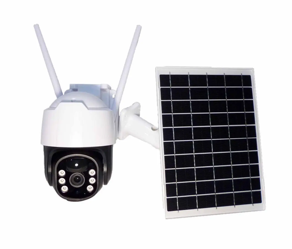 Поворотная погодозащитная солнечная камера безопасности 4G solar cam 1080P