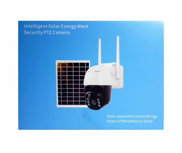 Поворотная погодозащитная солнечная камера безопасности 4G solar cam 1080P