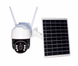 Поворотная погодозащитная солнечная камера безопасности 4G solar cam 1080P