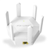Бездротовий WI-FI роутер репітер AND LV-WR56T, підсилювач маршрутизатор вай фай сигналу в розетку 2,4 G qwr