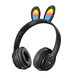Дитячі бездротові Bluetooth навушники з вушками зайчика RGB Picun B12 4704/4705 VJ