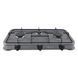 Газовая плита таганок настольная Domotec MS-6603 3 конфорки(7696), Серебристый