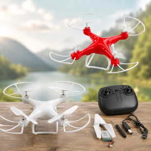 Квадрокоптер с камерой и пультом управления / Дрон со стабилизацией Drone X8