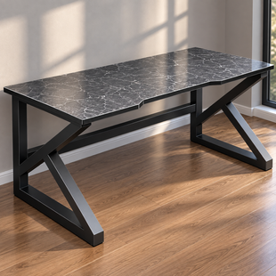 Черный Компьютерный стол Dash S12 / Игровой компьютерный стол 120&times;60&times;72,5 см
