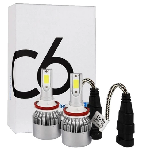 Комплект LED ламп C6 HeadLight H11 / Світлодіодні автомобільні LED&nbsp;лампи C6&nbsp;H11