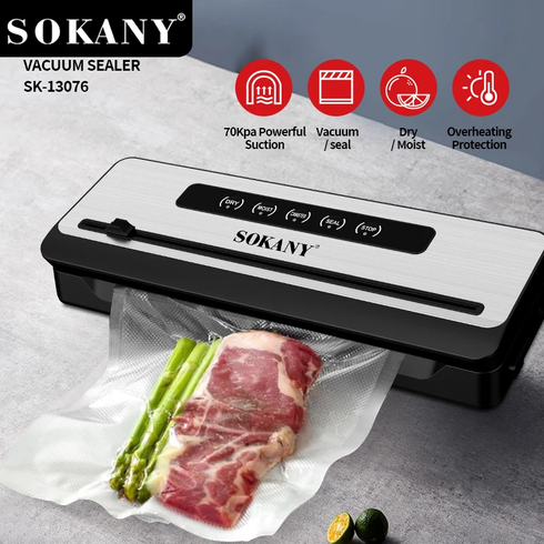 Вакуумний пакувальник Sokany SK-133076 / Пакувальник для їжі