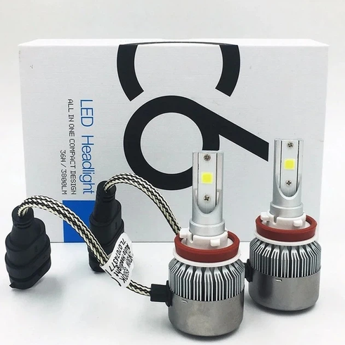 Комплект LED ламп C6 HeadLight H11 / Світлодіодні автомобільні LED&nbsp;лампи C6&nbsp;H11