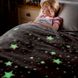 Дитячий плед-покривало Magic Blanket, що світиться в темряві 150 см * 110 см Сірий