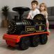 Детский электрический паровоз с железной дорогой Retro Train Ride-On / Электрический поезд для детей с колеей 220 см со светом и звуками