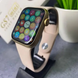 золоті Смарт-годинник Smart Watch GS7 MINI 41 мм, Фітнес годинник з тонометром та пульсоксиметром