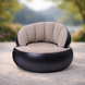 Надувне крісло AIR SOFA / Надувне велюрове крісло 80&times;80&times;67см Бежевий