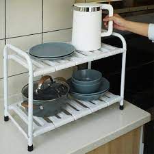 Регульована кухонна полиця для зберігання, 38-70 см, металева шафа, полиця для зберігання, нековзна Полиця для спецій під раковину, полиця, органайзер для кухонного посуду, Білий