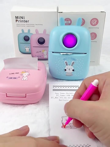 Портативний міні-принтер Bluetooth Mini Printer D7