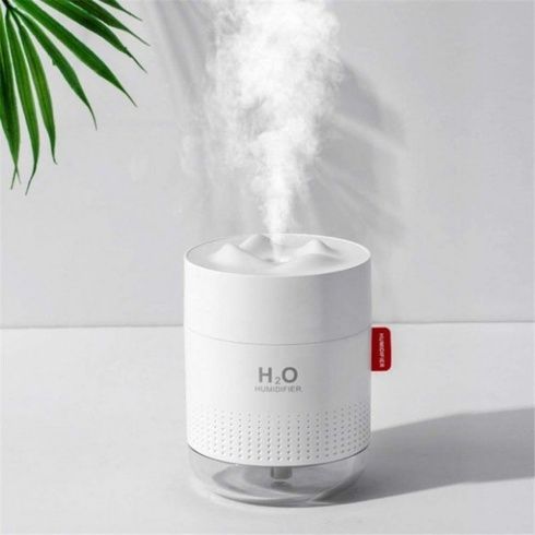 Увлажнитель воздуха H2O 2000мАч, 450мл, белый, Белый