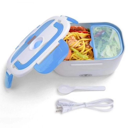 Ланчбокс з підігрівом їжі 220V, Electric lunch box, ланч-бокс Блакитний