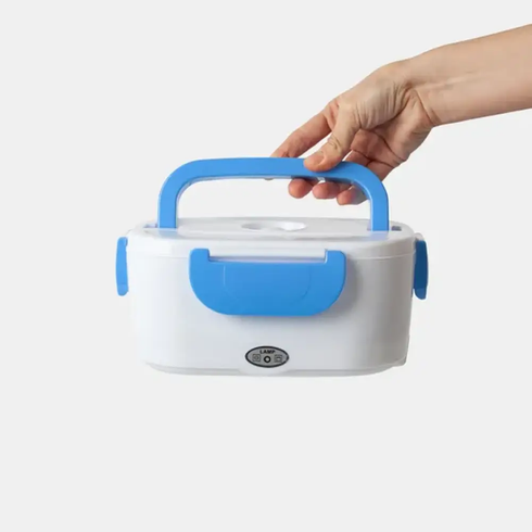 Ланчбокс з підігрівом їжі 220V, Electric lunch box, ланч-бокс Блакитний