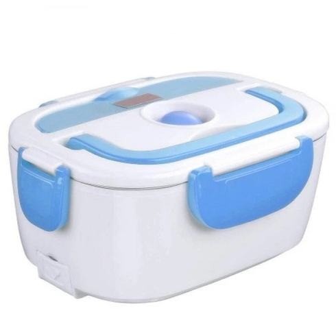 Ланчбокс з підігрівом їжі 220V, Electric lunch box, ланч-бокс Блакитний
