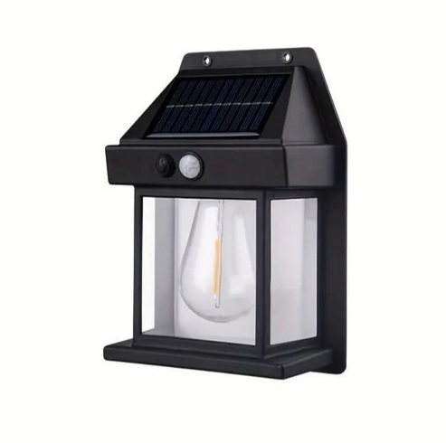 Уличный светильник Solar Interaction Wall Lamp BK-888 с датчиком движения на солнечной батарее