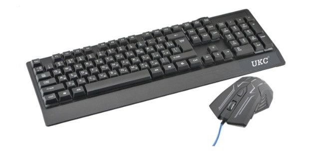 Ігрова клавіатура та миша UKC ZEUS M710 з підсвічуванням
