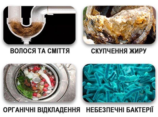Палочки от засора слива раковины и канализации Sani Sticks