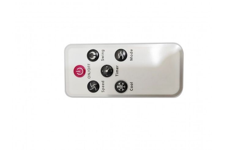 Охолоджувач повітря Germatic DY-30A, (120W, сенсорні кнопки, пульт, екран, колеса, автообіг, ємність - 5,5л, 2 контейнери для льоду)