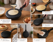 Сковорода для блинов электрическая CREPE MAKER / Антипригарный электрический блин / Погружная электроблинница