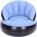 Надувне крісло AIR SOFA / Надувне велюрове крісло 80&times;80&times;67см Блакитний