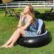Надувне крісло AIR SOFA / Надувне велюрове крісло 80&times;80&times;67см Блакитний