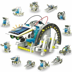 Электронный конструктор робот Solar Robot Original 13 в 1 на солнечных батареях