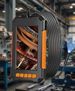Камера эндоскоп c кабелем 5 m и Экраном 4,3'' c подсветкой / Ендоскоп с LED-подсветкою