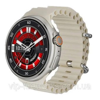 Смарт годинник круглий Smart Watch V3 ULTRA MAX-1.6дюймів-підтримка дзвінків, спортивні режими Білі