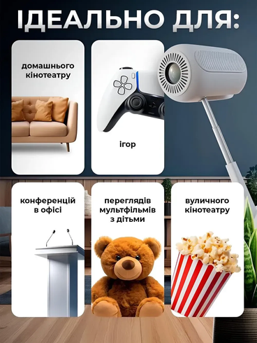 Портативний проектор Android 13 (TS-6)