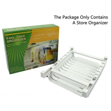 Органайзер для пакетов/органайзер в холодильник Bags store easy store organizer, Белый