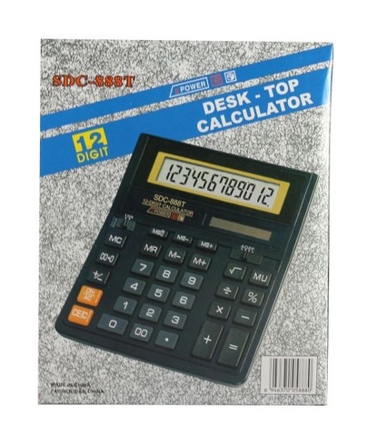 Настольный калькулятор KK 888T