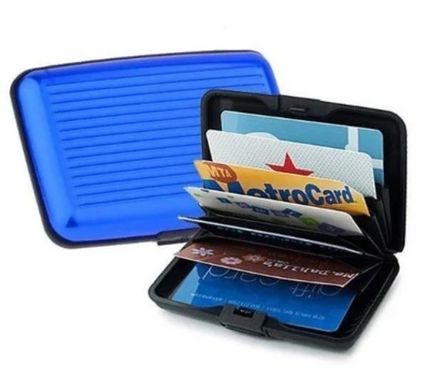 Гаманець для зберігання банківських карток з алюмінієвою вставкою Aluma Wallet, Разные цвета