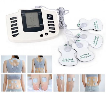 Массажер электростимулятор точечный для тела и стоп Digital Therapy Stroke Slimming JR-309A, Черный